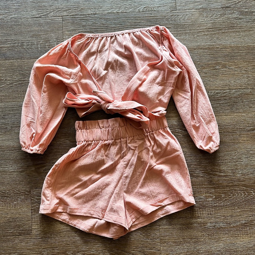 Amazon Pink Two-Piece Set